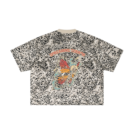 Unisex Leopard Print Boxy T-Shirt