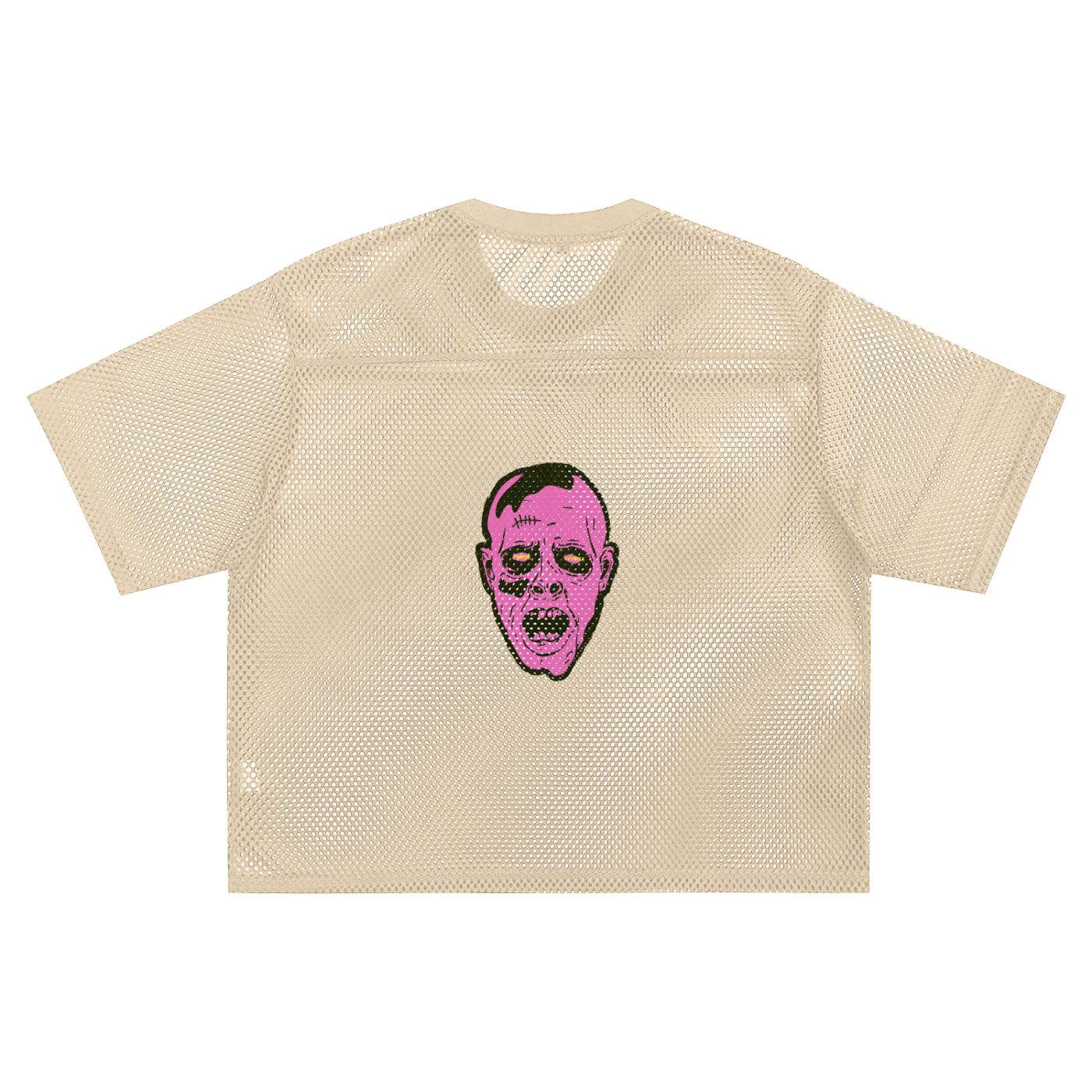 See-through Boxy Net T-shirt- PZSWV