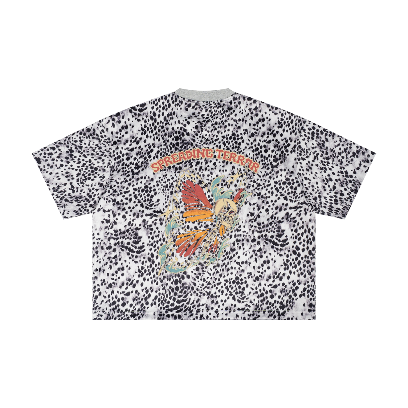 Unisex Leopard Print Boxy T-Shirt