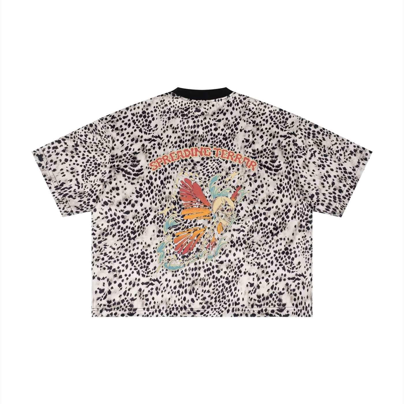 Unisex Leopard Print Boxy T-Shirt