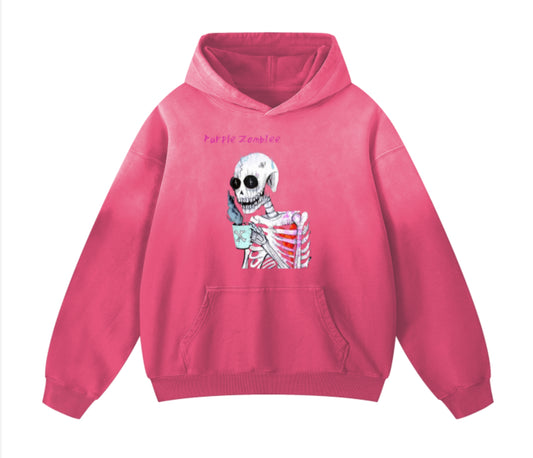 PZ SPOOKY PINK HOODIE