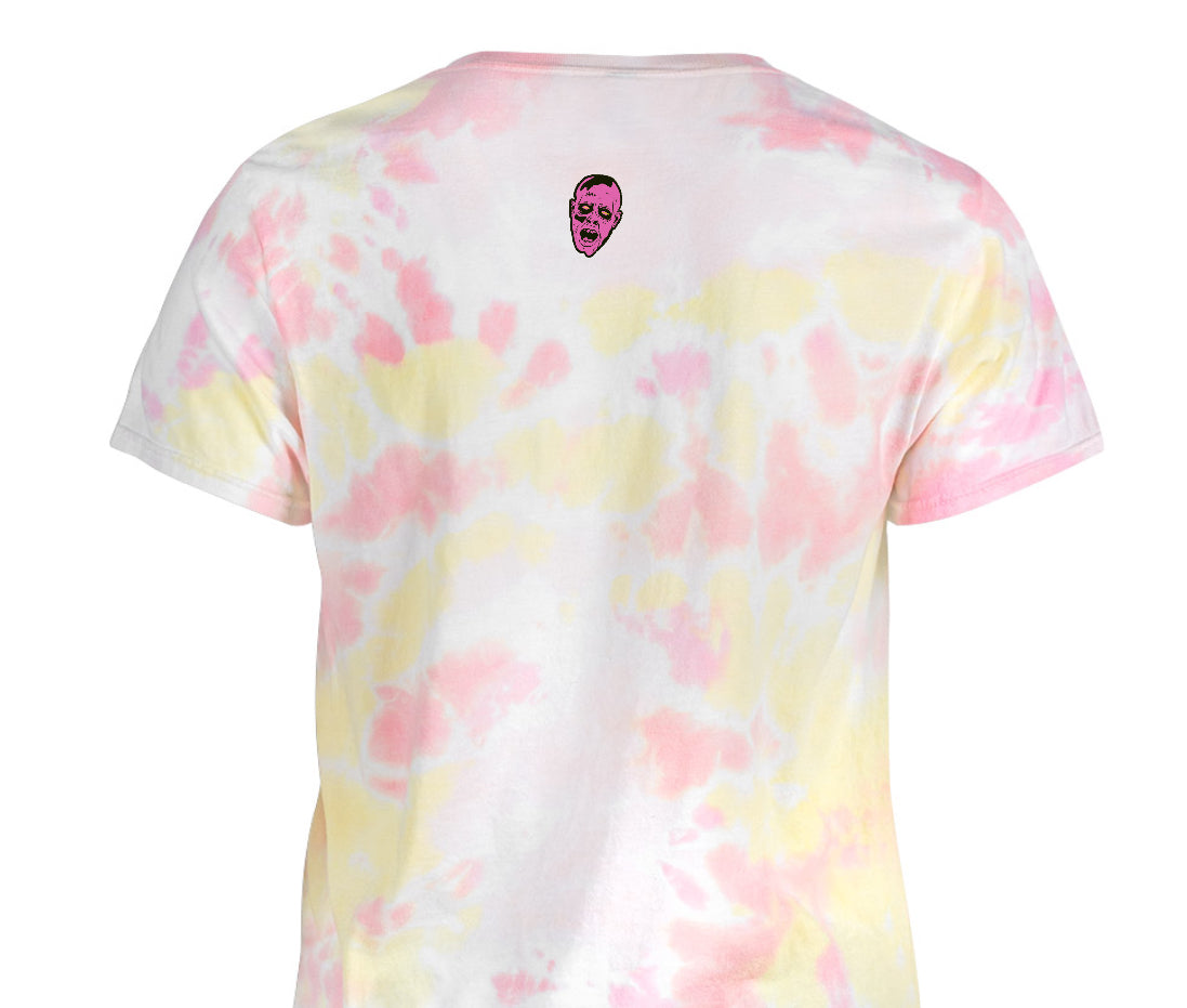 PZ Rockstar Tee / tie dye pink print